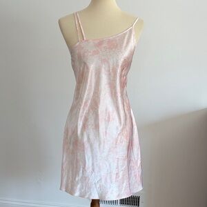 Avon Floral Pink Cream Sexy Intimate Lingerie Sleepwear Women